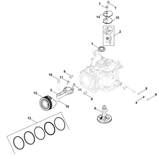 Picture of C - Albero a camme XT-675 (XT675-3109)